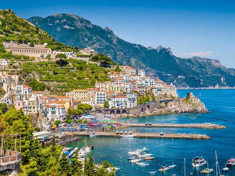 Panoramic view of Sorrento in Amalfi Coast. Visit this wonderful city with our Amalfi Coast Tour